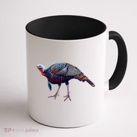 Wildlife - Wild Turky Walking Coffee Mug thumb 1