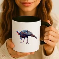 Wildlife - Wild Turky Walking Coffee Mug thumb 3