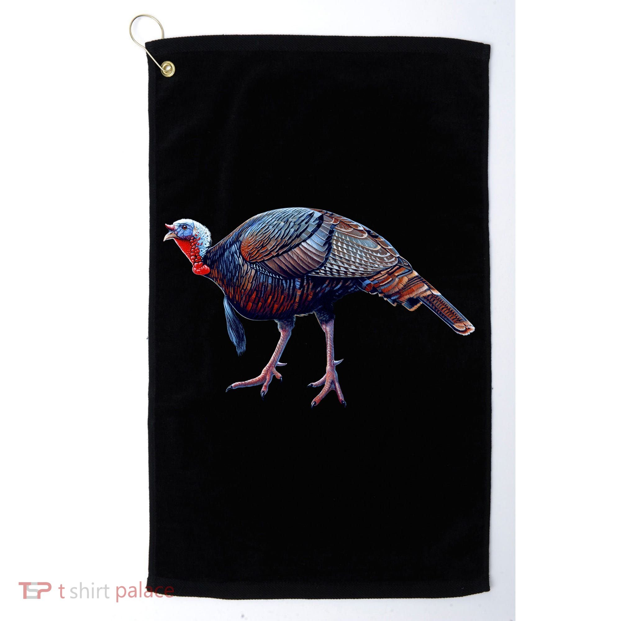 Wildlife - Wild Turky Walking Golf Towel