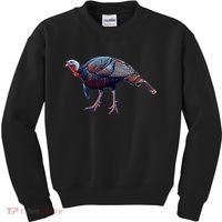 Wildlife - Wild Turky Walking Kids Sweatshirt thumb 0