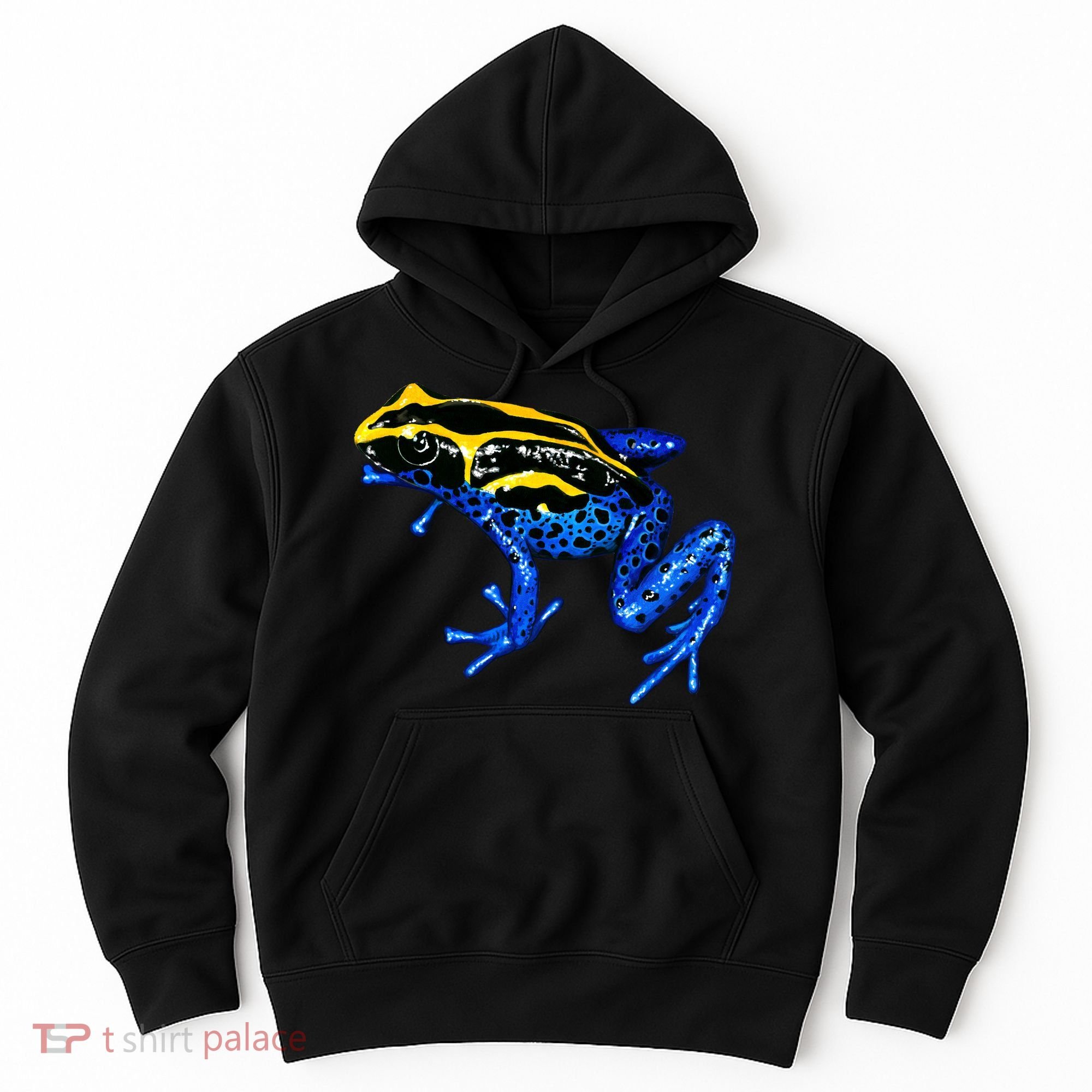Wildlife - Yellow And Blue Frog Hoodie