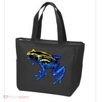 Wildlife - Yellow And Blue Frog Tote Bag thumb 3