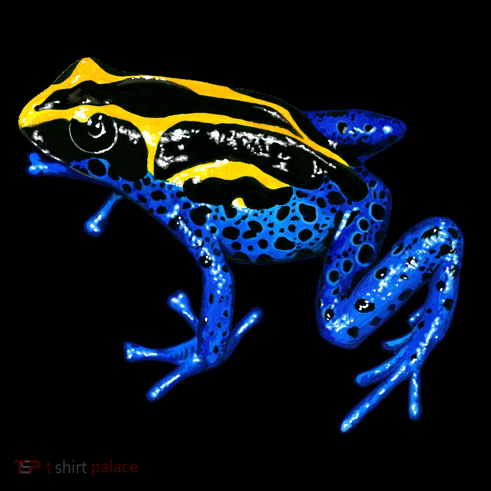Wildlife - Yellow And Blue Frog Tote Bag