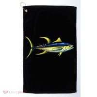 Wildlife - Yellowfin Tuna Golf Towel thumb 0