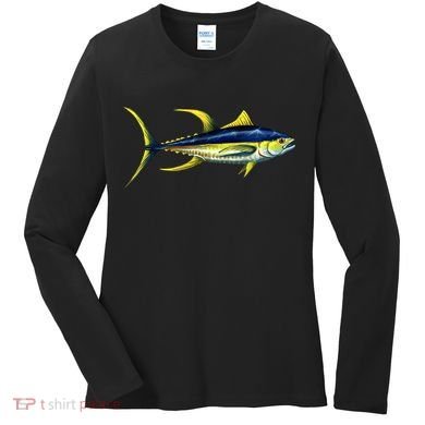Wildlife - Yellowfin Tuna Women's Long Sleeve Shirt