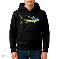 Wildlife - Yellowfin Tuna Kids Hoodie thumb 4