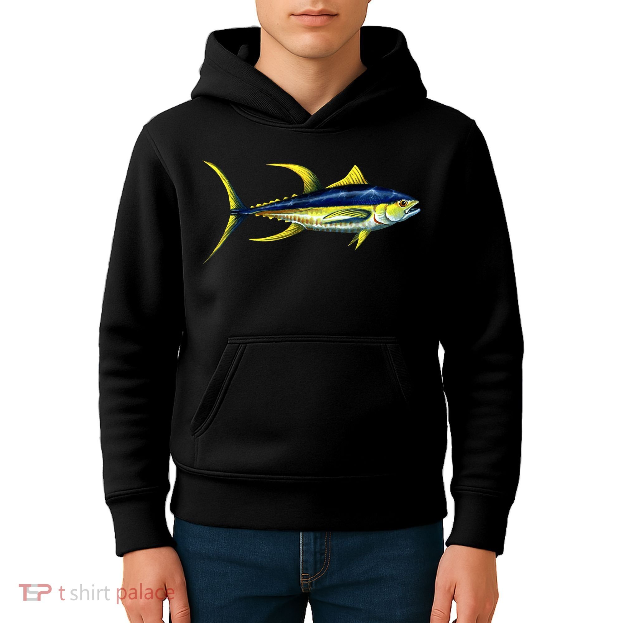 Wildlife - Yellowfin Tuna Kids Hoodie