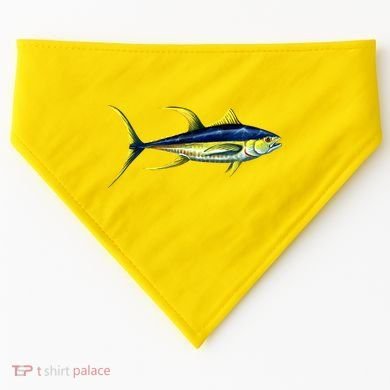 Wildlife - Yellowfin Tuna USA-Made Doggie Bandana