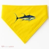 Wildlife - Yellowfin Tuna USA-Made Doggie Bandana thumb 0