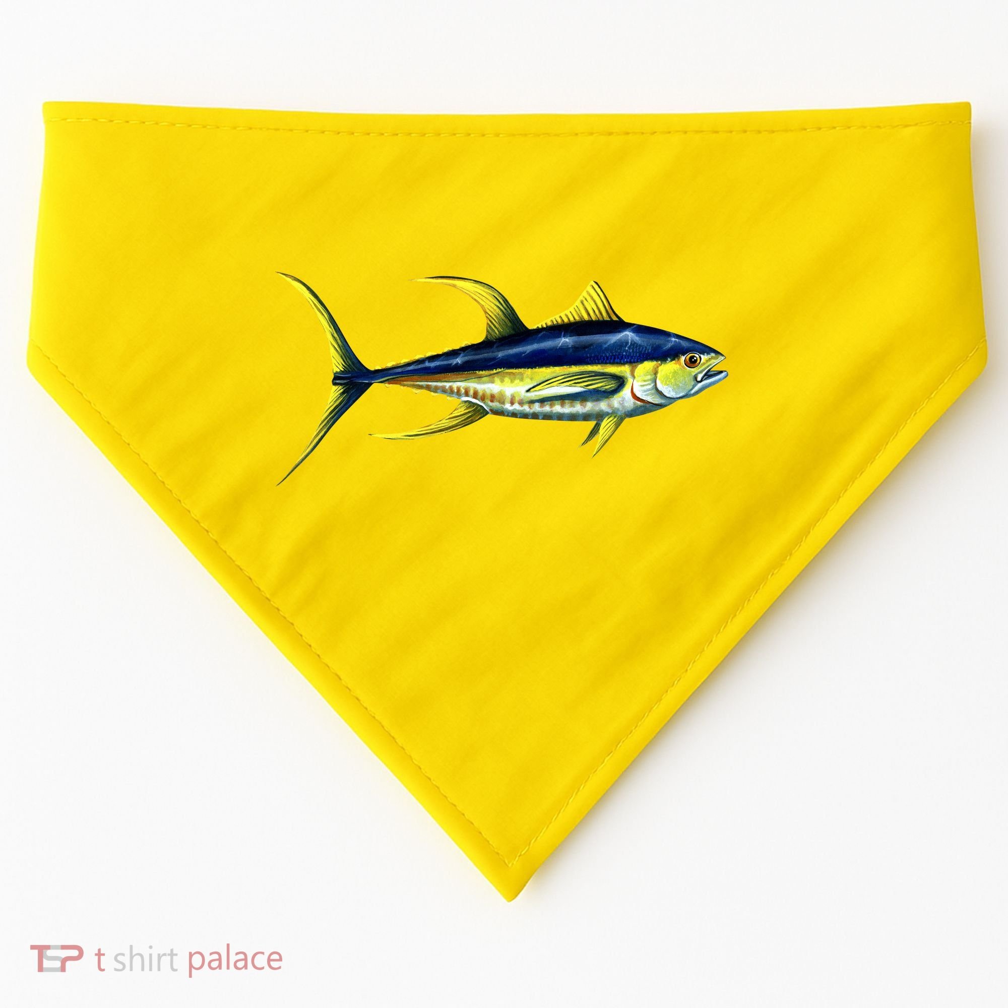 Wildlife - Yellowfin Tuna USA-Made Doggie Bandana