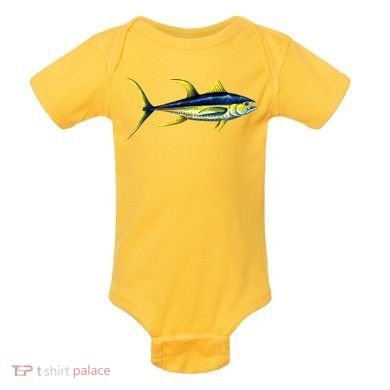 Wildlife - Yellowfin Tuna Baby Bodysuit