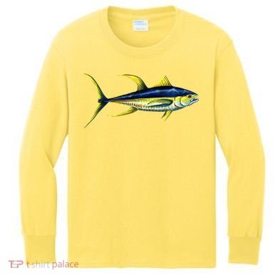 Wildlife - Yellowfin Tuna Kids Long Sleeve Shirt