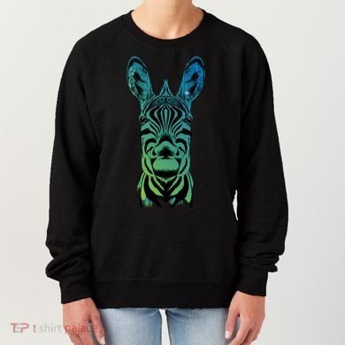 Wildlife - Zebra Head Abstract Women's Sweatshirt