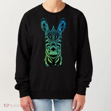 Wildlife - Zebra Head Abstract Women's Sweatshirt
