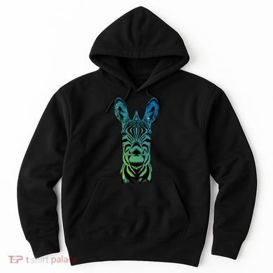 Wildlife - Zebra Head Abstract Hoodie