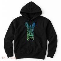 Wildlife - Zebra Head Abstract Hoodie thumb 0