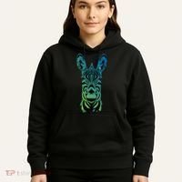 Wildlife - Zebra Head Abstract Hoodie thumb 5