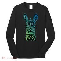 Wildlife - Zebra Head Abstract Long Sleeve Shirt thumb 0