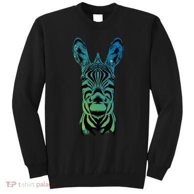 Wildlife - Zebra Head Abstract Sweatshirt