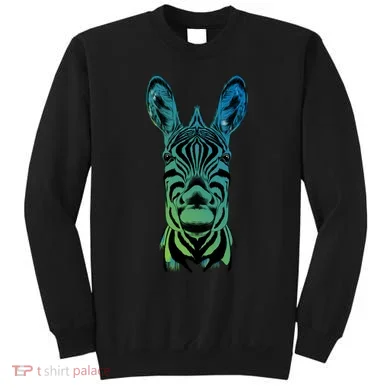 Wildlife - Zebra Head Abstract Sweatshirt