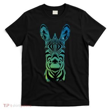 Wildlife - Zebra Head Abstract T-Shirt