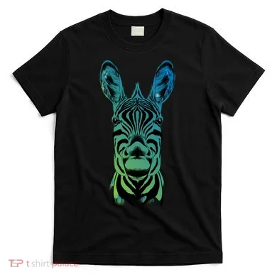 Wildlife - Zebra Head Abstract T-Shirt