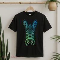 Wildlife - Zebra Head Abstract T-Shirt thumb 2