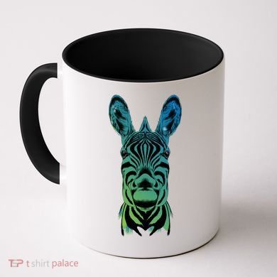 Wildlife - Zebra Head Abstract Coffee Mug