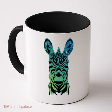Wildlife - Zebra Head Abstract Coffee Mug