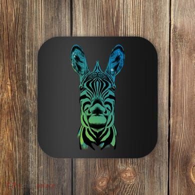 Wildlife - Zebra Head Abstract Coaster