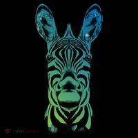 Wildlife - Zebra Head Abstract Women's Hoodie thumb 2