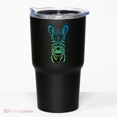 Wildlife - Zebra Head Abstract Tumbler