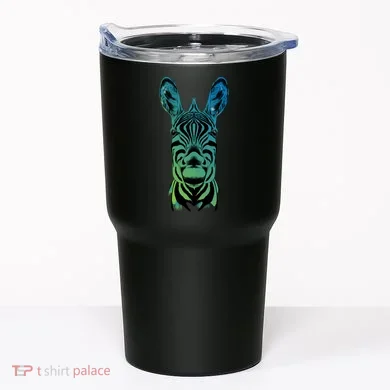 Wildlife - Zebra Head Abstract Tumbler