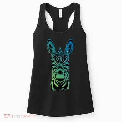 Wildlife - Zebra Head Abstract Women's Tank Top