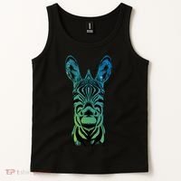Wildlife - Zebra Head Abstract Tank Top thumb 2