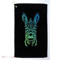 Wildlife - Zebra Head Abstract Golf Towel thumb 0