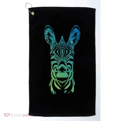 Wildlife - Zebra Head Abstract Golf Towel