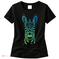 Wildlife - Zebra Head Abstract Women's T-Shirt thumb 0