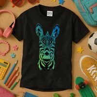 Wildlife - Zebra Head Abstract Kids T-Shirt thumb 3