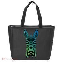 Wildlife - Zebra Head Abstract Tote Bag thumb 0