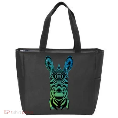Wildlife - Zebra Head Abstract Tote Bag