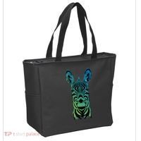 Wildlife - Zebra Head Abstract Tote Bag thumb 2
