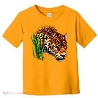 Wildlife Big Face Jaguar In Grass Portrait Toddler T-Shirt thumb 0
