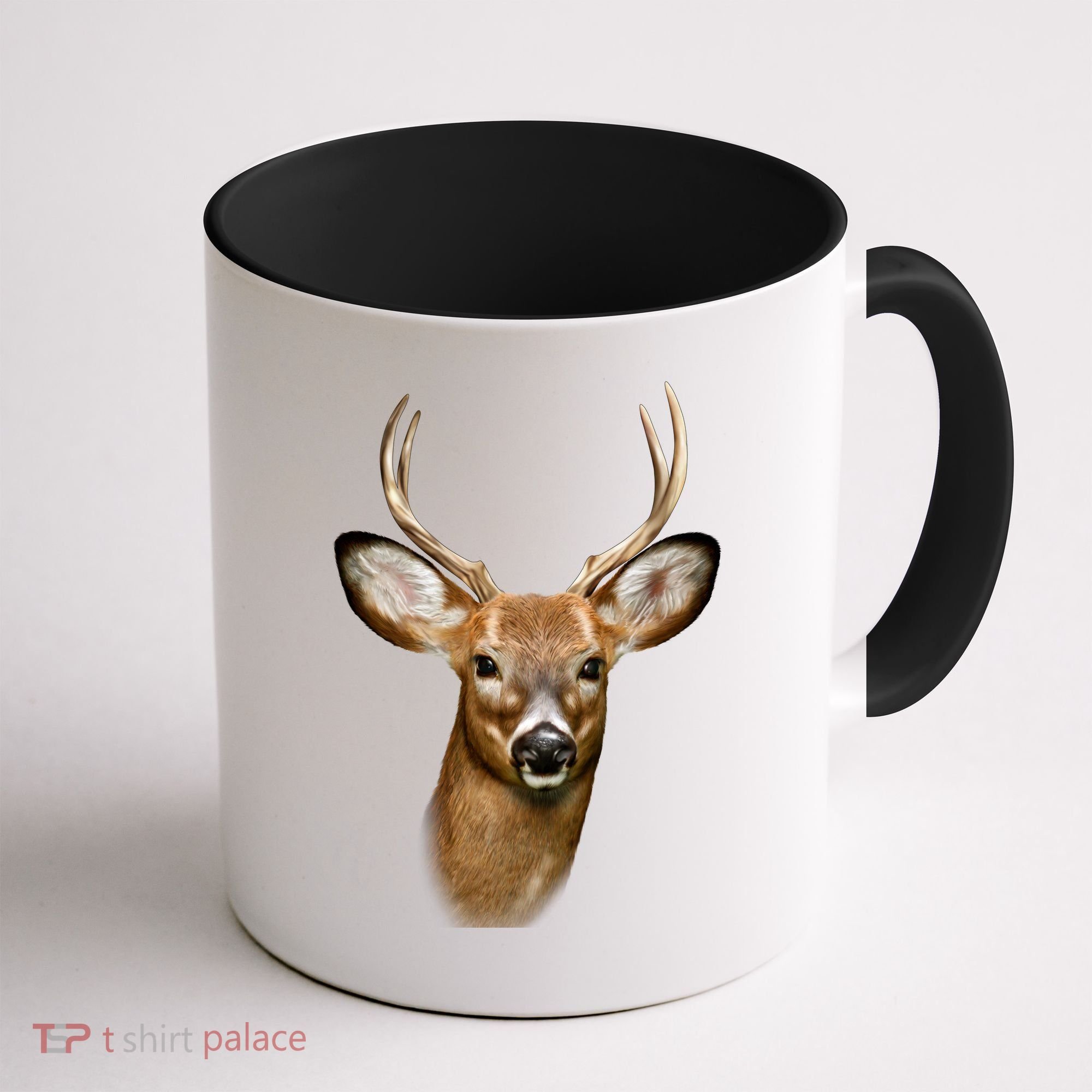 Wildlife Big Face Young Buck Deer Portrait Coffee Mug