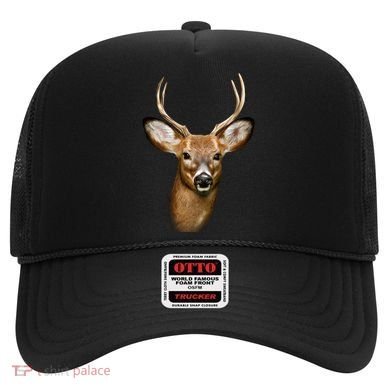 Wildlife Big Face Young Buck Deer Portrait Hat