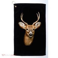 Wildlife Big Face Young Buck Deer Portrait Golf Towel thumb 0