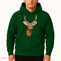 Wildlife Big Face Young Buck Deer Portrait Hoodie thumb 2