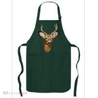Wildlife Big Face Young Buck Deer Portrait Apron thumb 0