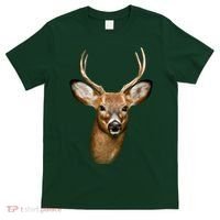 Wildlife Big Face Young Buck Deer Portrait T-Shirt thumb 0