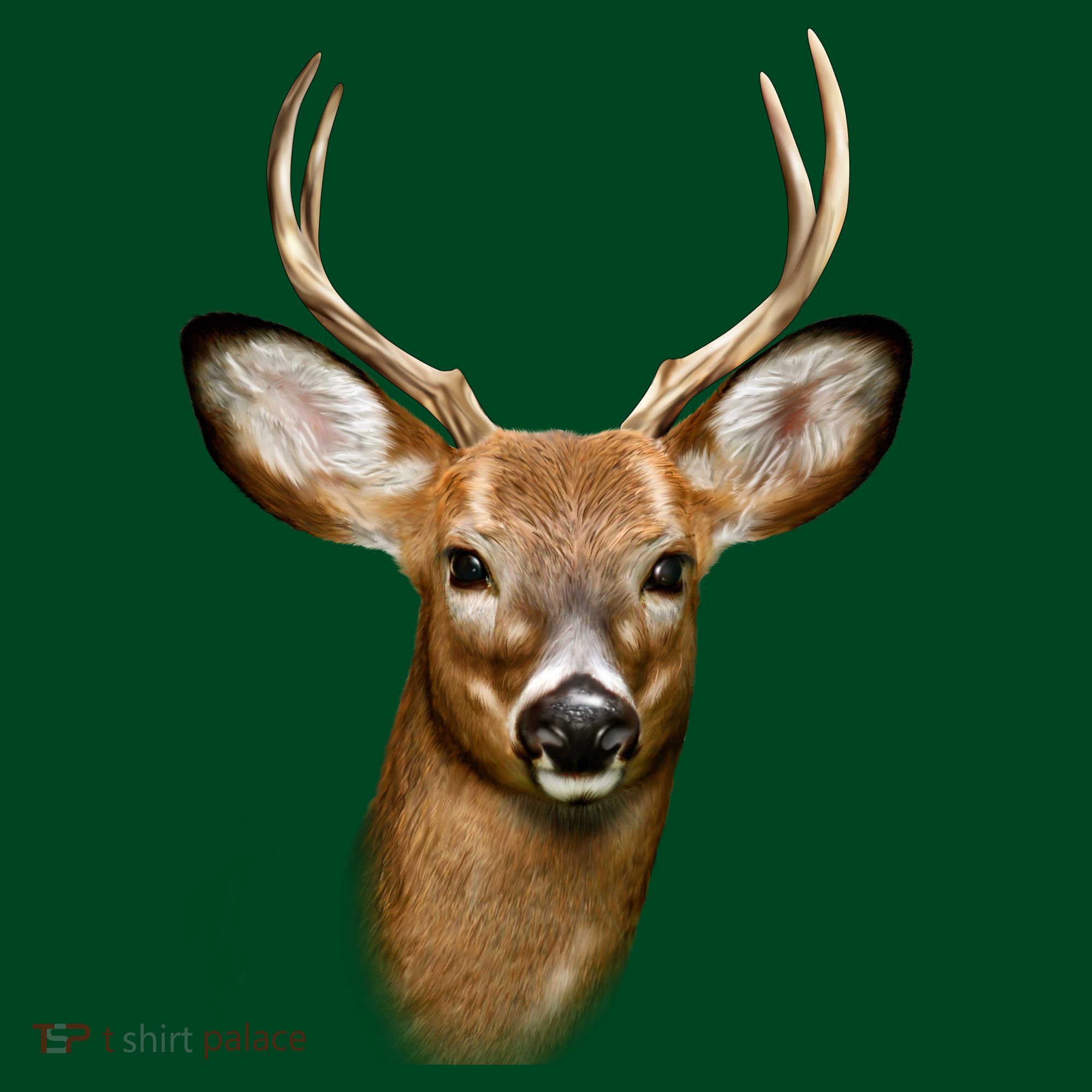 Wildlife Big Face Young Buck Deer Portrait Visor
